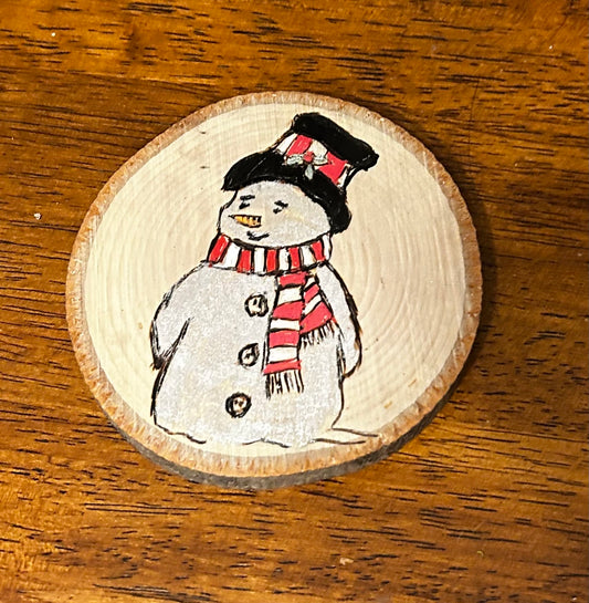 Snowman Coaster/Ornament