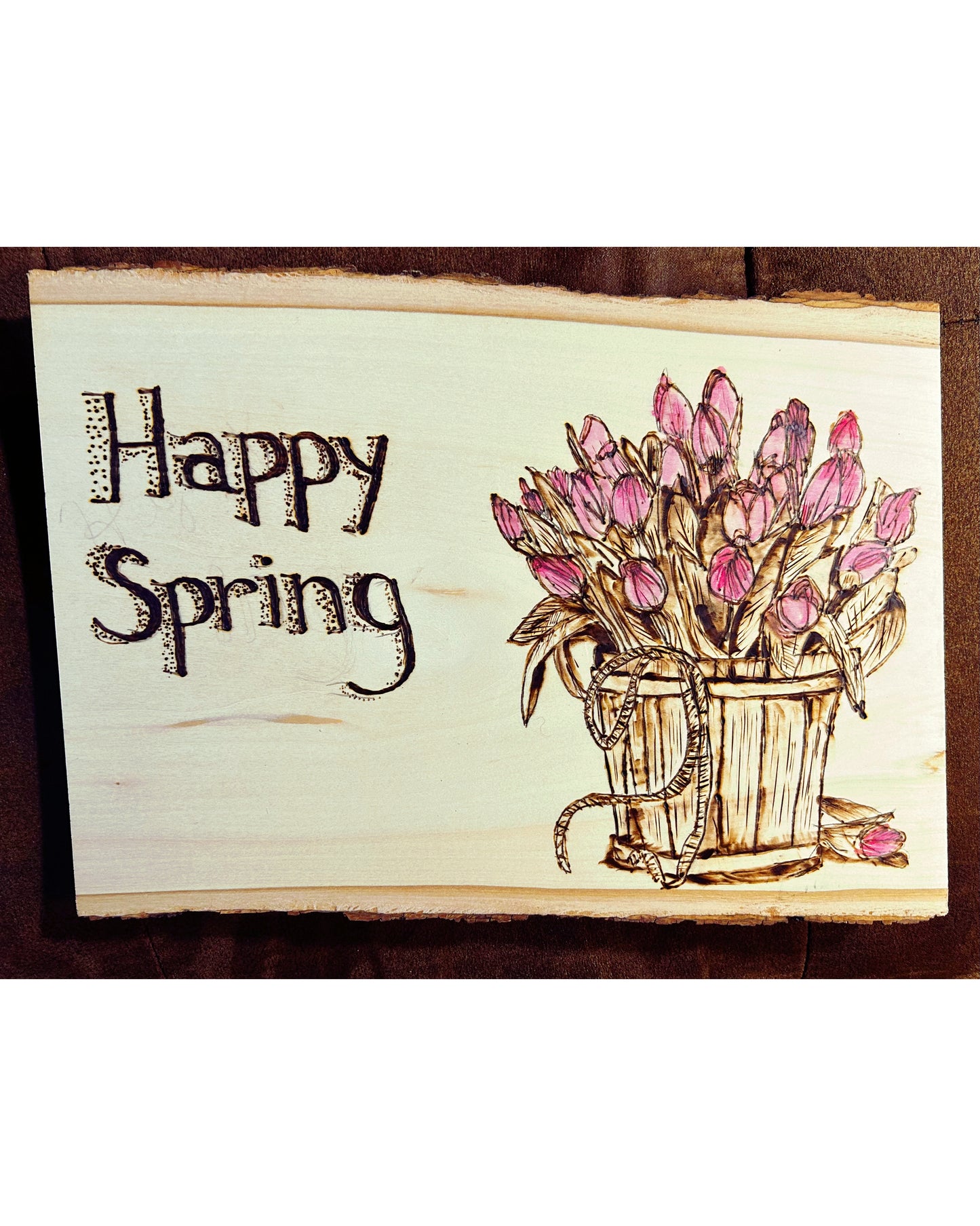 Happy Spring sign